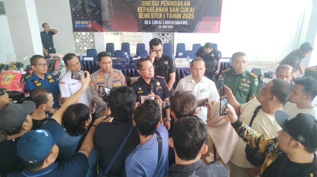 Bea Cukai Lhokseumawe Gagalkan 11 Kasus Narkotika, Rokok Ilegal dan Penyelundupan Barang Mewah Senilai Triliunan Rupiah
