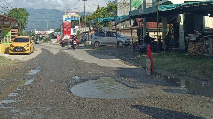 Jalan Nasional di Aceh Tenggara Kembali Rusak, Pengendara Mengeluh
