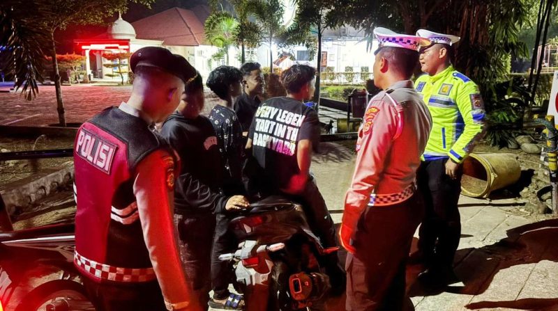 Antisipasi Aksi Premanisme, Polres Aceh Timur Gelar Patroli Gabungan Malam Hari