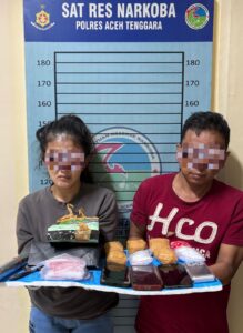 Polres Aceh Tenggara Ungkap Jaringan Narkoba Antar provinsi, Sita 833,88 Gram Sabu