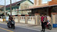 Sat Samapta Polres Aceh Selatan Laksanakan Pengaturan Lalu Lintas Pagi Hari di Titik Rawan Kemacetan