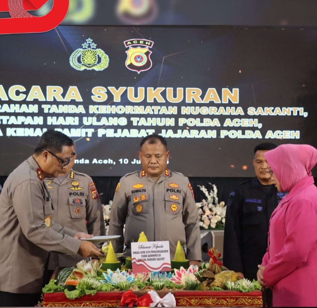 Polda Aceh Gelar Syukuran atas Penganugerahan Tanda Kehormat