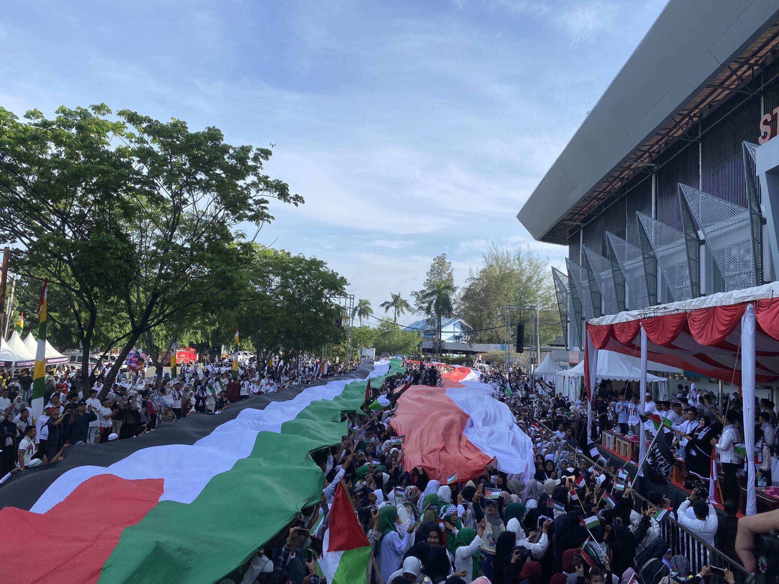 Ribuan Warga Banda Aceh Turun ke Jalan, Galang Dana dan Doa untuk Palestina