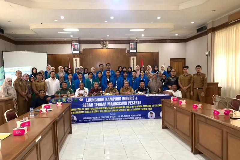 UIN Ar-Raniry Luncurkan Kampung Inggris di Sabang