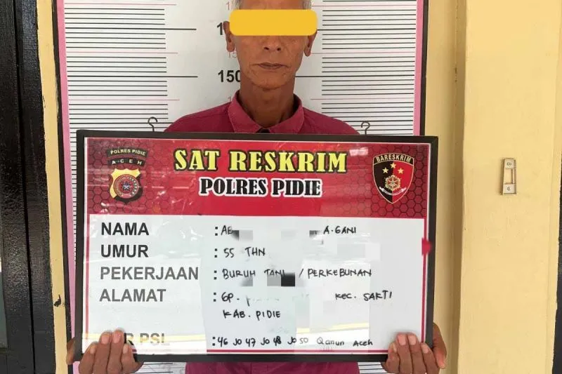 Polres Pidie ungkap kasus asusila ayah terhadap anak tiri