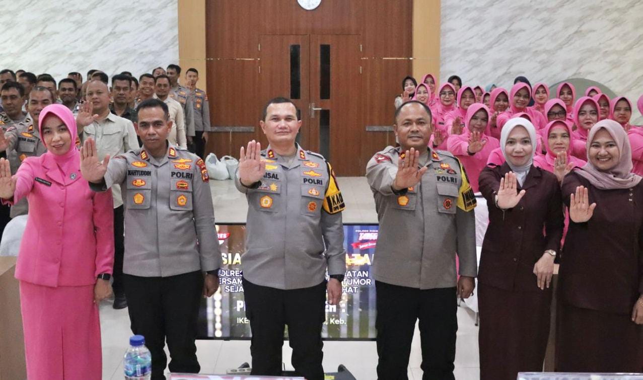 Polres Pidie Jaya dan YMKBI Gelar Seminar Kesehatan, Perkuat Edukasi Deteksi Dini Kanker