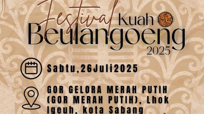 Festival Kuah Beulangoeng Siap Panaskan Sabang, 20 Kuali Akan Ngebul di GOR Merah Putih