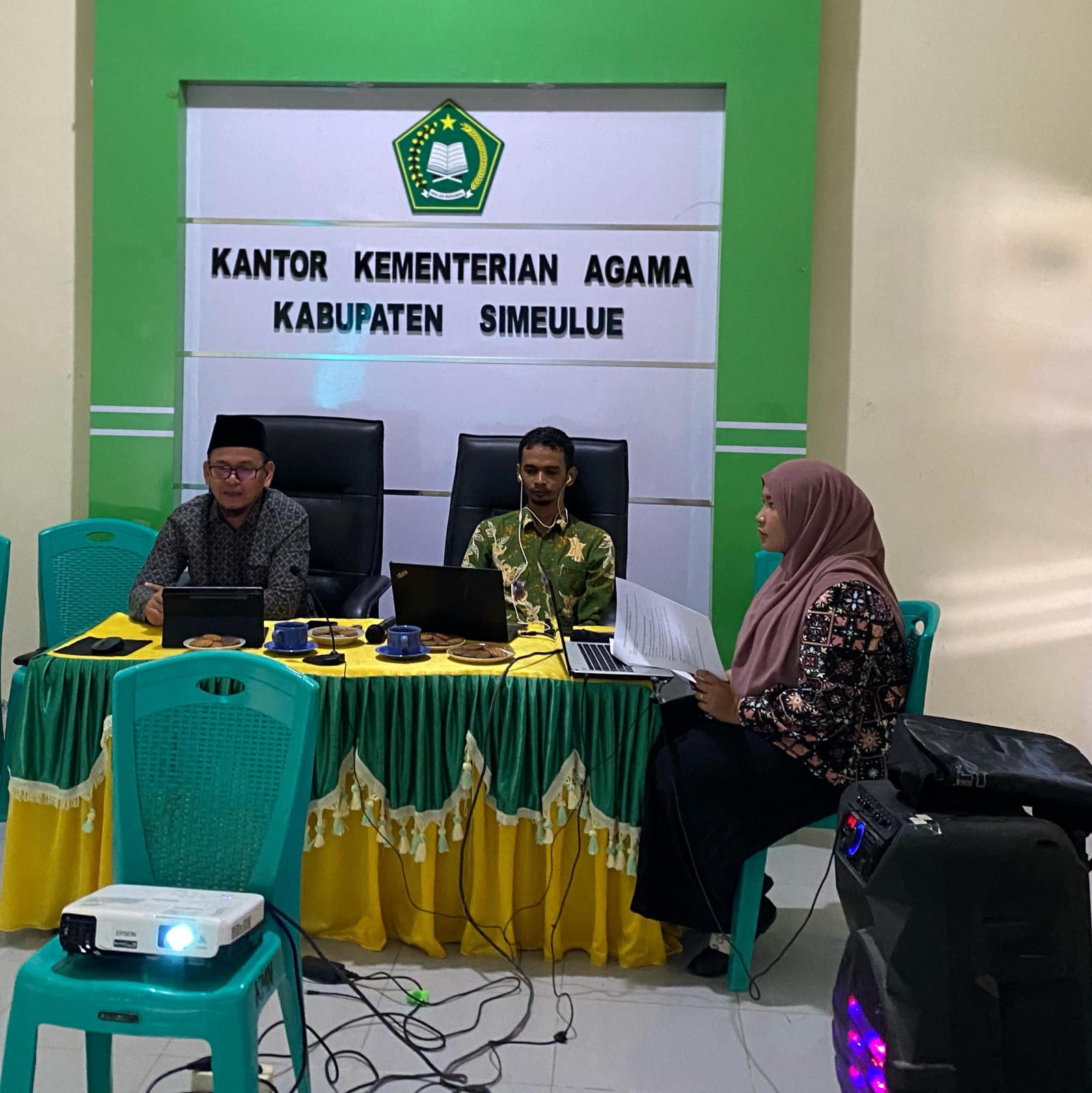 Kemenag Simeulue Gelar Sosialisasi dan Bimtek E-Kinerja serta PAK bagi ASN