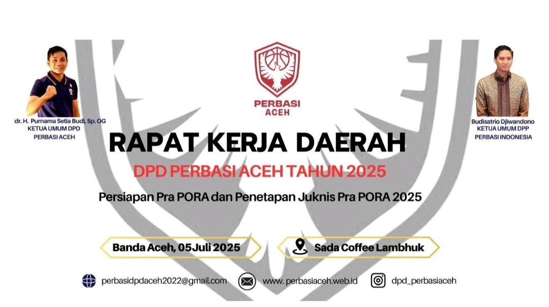 DPD PERBASI ACEH MELAKSANAKAN RAKERDA 2025