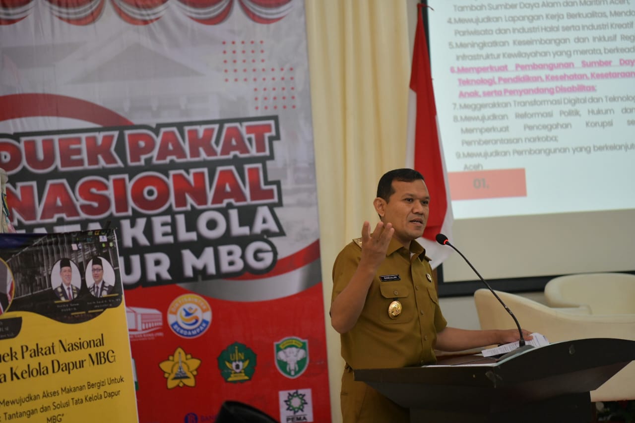 Wagub Aceh: MBG Pondasi Penguatan SDM dan Pengentasan Ketimpangan Sosial