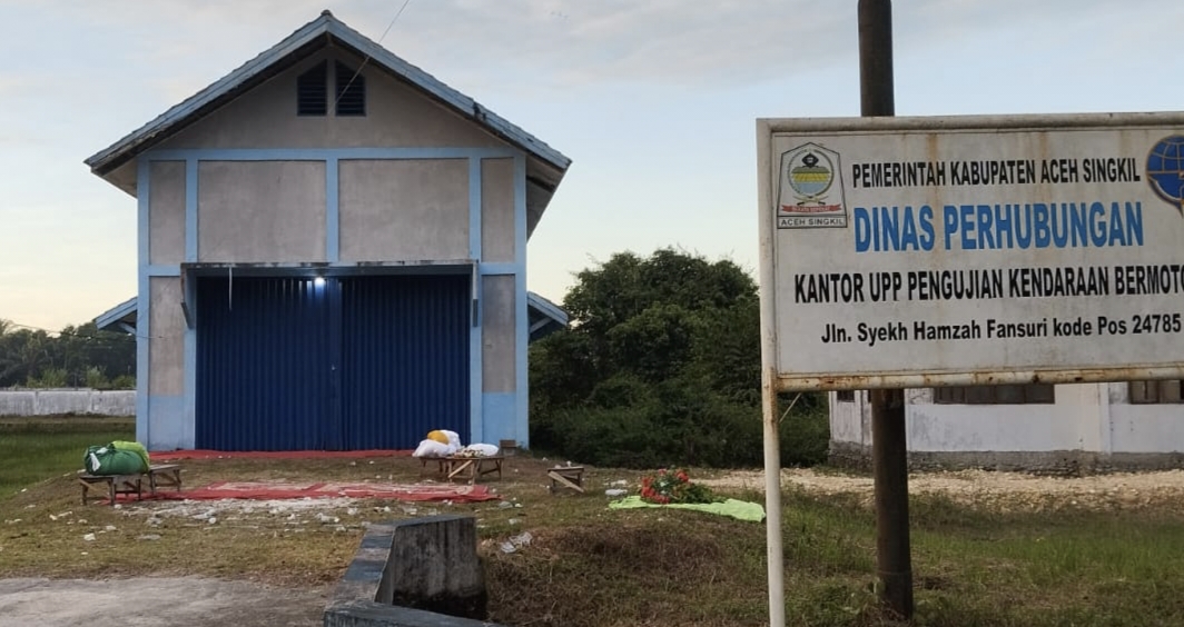 Lima Tahun Terbengkalai, Gedung Uji KIR Aceh Singkil Akhirnya Diresmikan