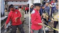 Wakil Bupati Nusar Amin Lakukan Gotong Royong Di Wilayah Pajak Inpres