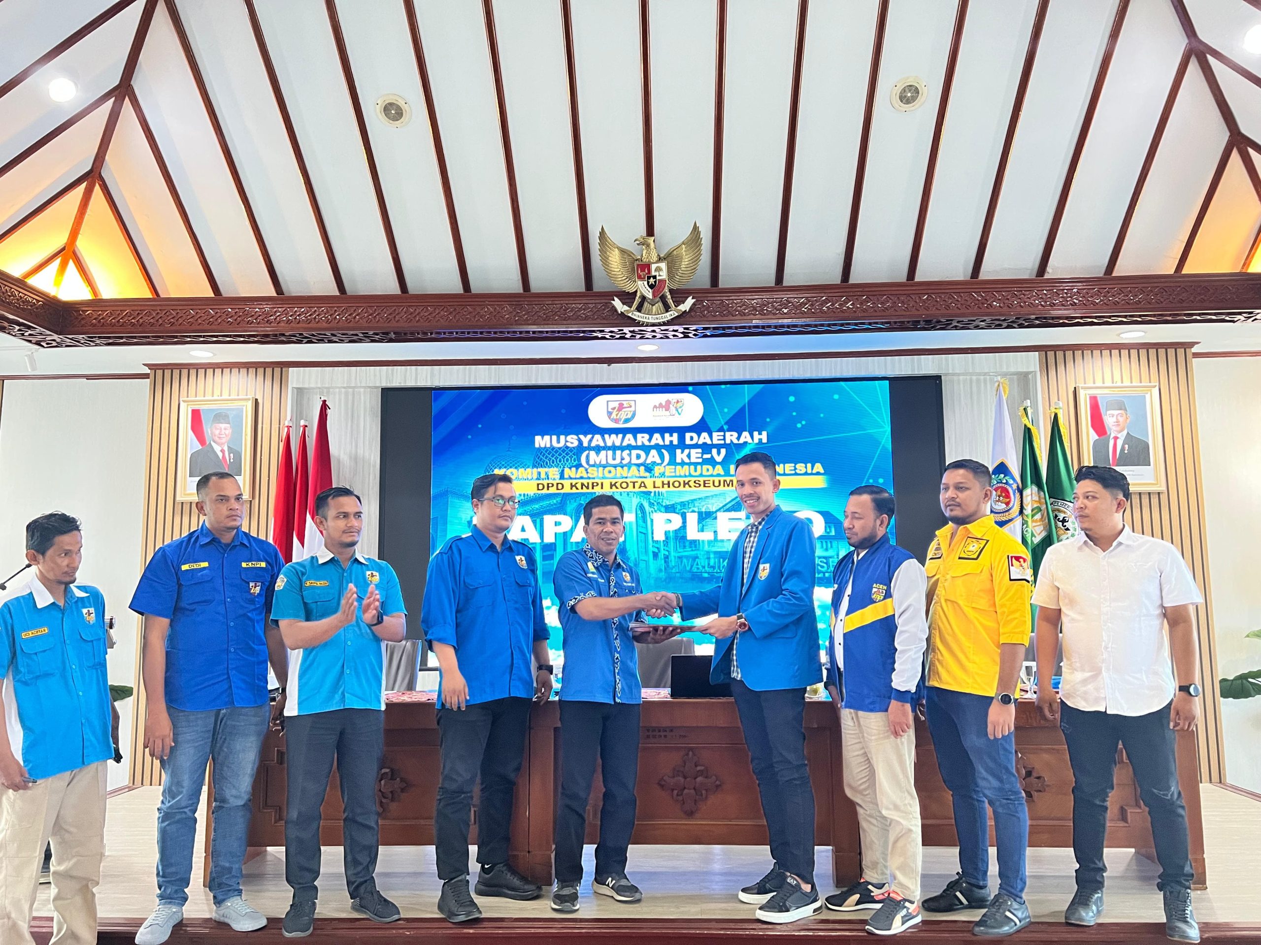 Muhammad Ajuar Terpilih Kembali sebagai Ketua KNPI Lhokseumawe Periode 2025–2028 Secara Aklamasi