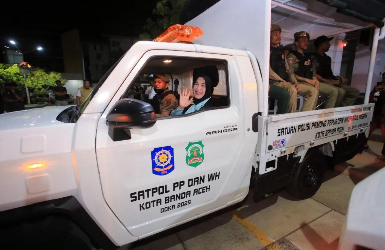 Banda Aceh Perkuat Pengawasan Syariat dengan Dua Mobil Patroli Baru