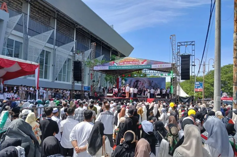 Aksi bela Palestina di Banda Aceh berhasil kumpulkan Rp2 miliar donasi
