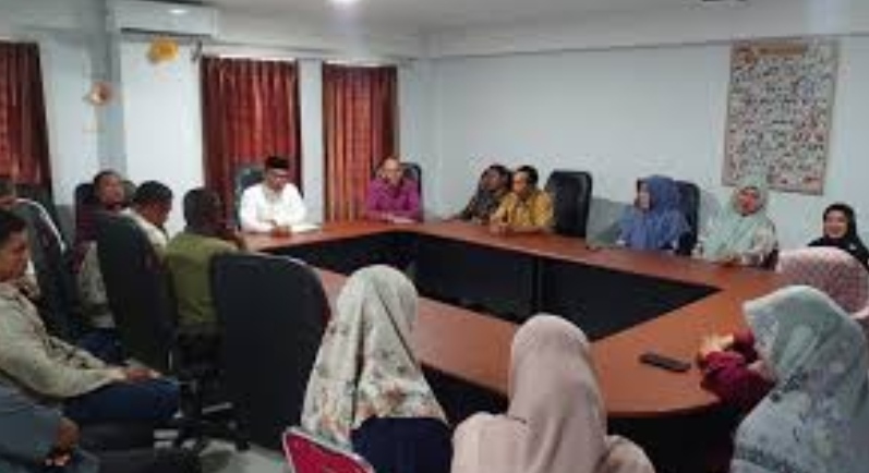 Hari Pertama Menjabat, Plh Kadis DSIPD Abdya Bahas Kesiapan Ikut MTQ 2025 di Pidie Jaya