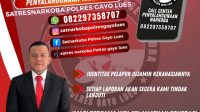 Polres Gayo Lues Buka Call Center Pengaduan Narkoba: Ajak Masyarakat Bergerak Bersama Lawan Peredaran Gelap