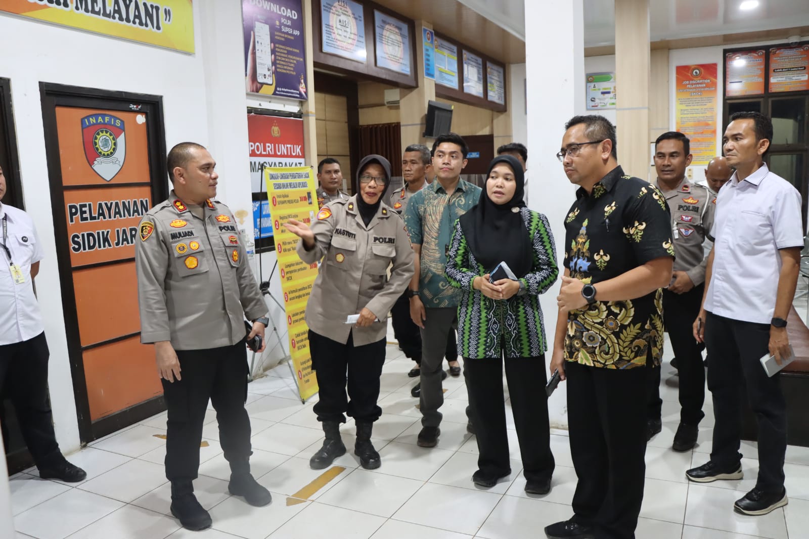Kapolres Aceh Tamiang Menerima Kunjungan Tim Stamarena Kapolri