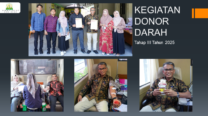 Palang Merah Indonesia (PMI) Kota Banda Aceh Gelar Donor Darah di Setwan