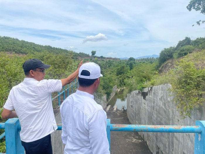 Bupati Aceh Besar Tinjau Waduk Tui Geulumpang