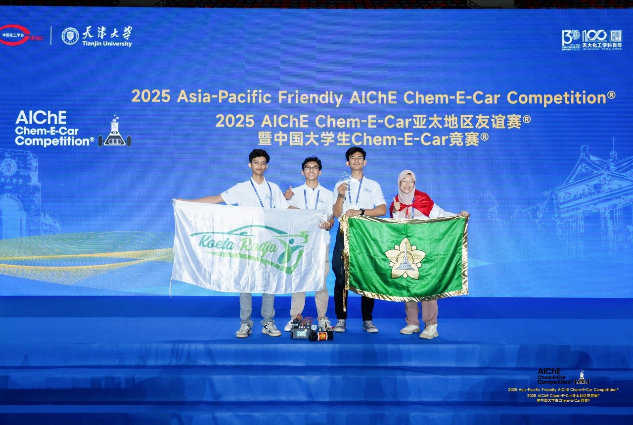 Mahasiswa Fakultas Teknik USK meraih Medali Emas di Kompetisi  AIChE China Regional Chem-E-Car Competition 2025