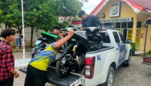 Polisi Amankan Sepeda Motor Pembalap Liar di Banda Aceh