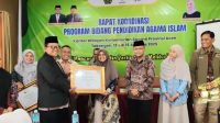 Kemenag Aceh Timur Raih Penghargaan Pengelolaan Data PAI