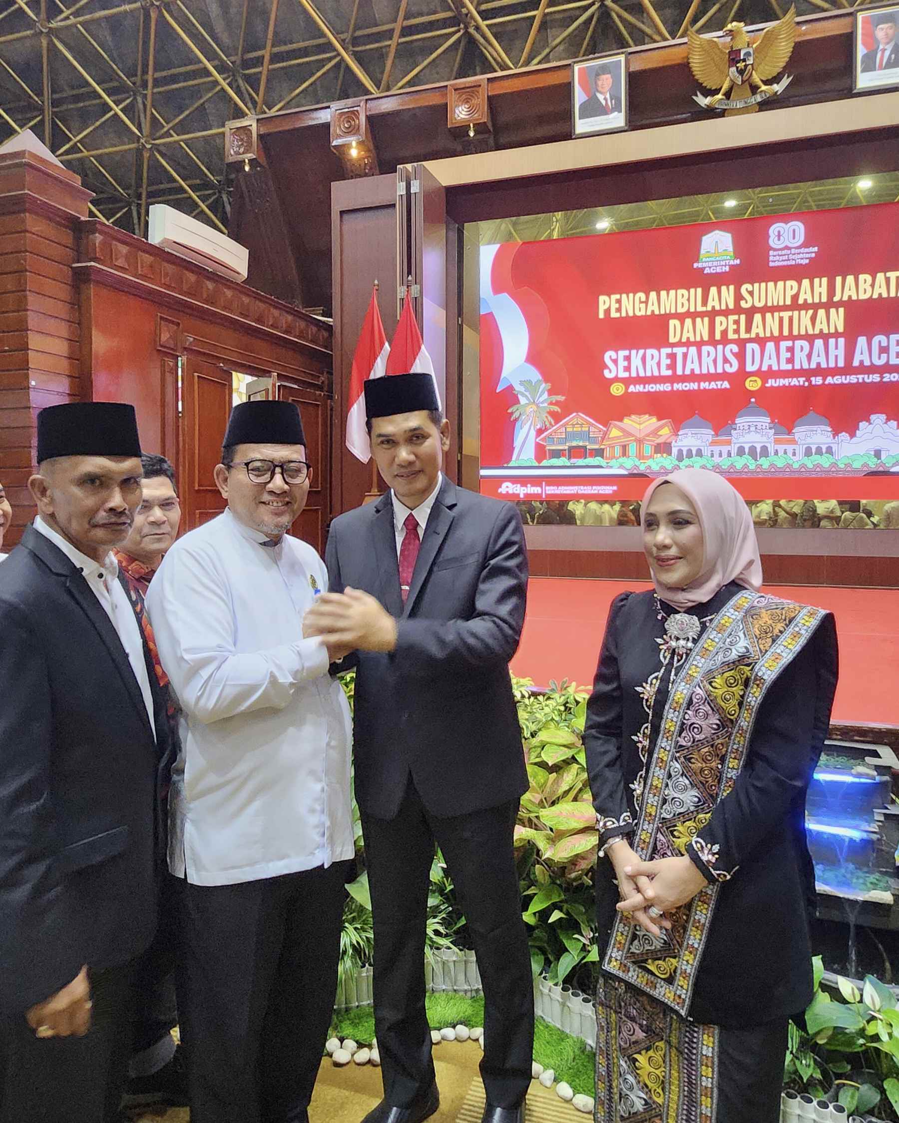 Kakanwil Kemenag Aceh Hadiri Pelantikan Sekda Aceh, Setiba dari Kunker di Takengon, Rohaniwan Kabid Urais
