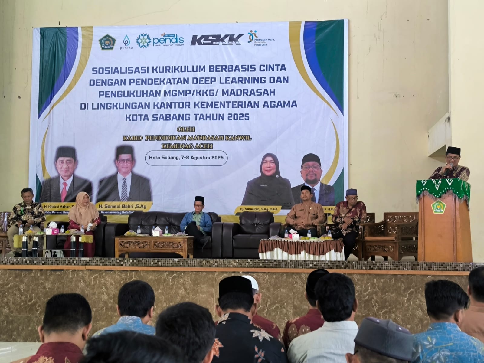 Sosialisasi Kurikulum Berbasis Cinta dengan Pendekatan Deep Learning bagi Guru di Sabang