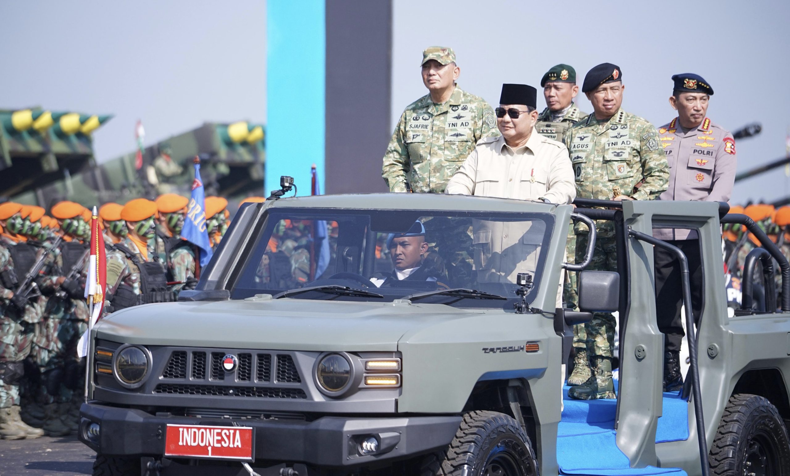 Presiden Prabowo Resmikan Brigade dan Enam Batalyon di Aceh