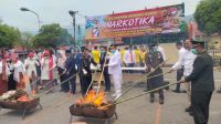 Polres Aceh Tenggara Musnahkan Barang Bukti Narkoba dan Ganja di Hari Kemerdekaan