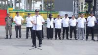 Bupati Armia Pimpin Apel Petugas Gabungan Persiapan Pameran Pembangunan dan Gebyar Kemerdekaan