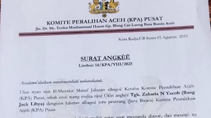 Mualem Angkat Bang Jack Libya sebagai Jubir KPA Pusat
