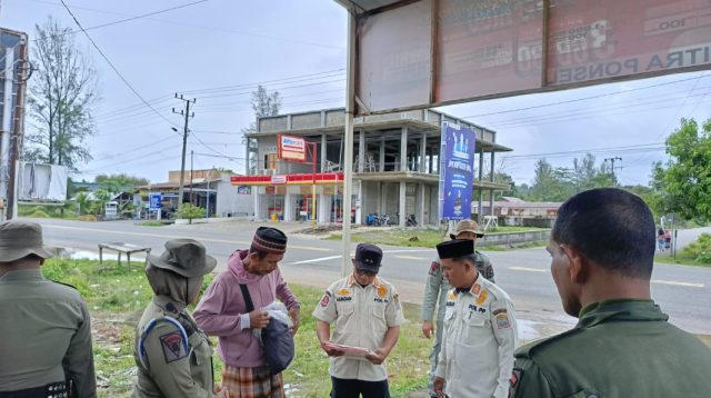 Satpol PP dan WH Aceh Jaya Gencarkan Razia Pengemis di Tengah Cuaca Ekstrem