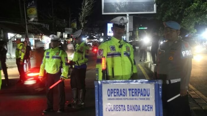 Polresta Razia di Jalan Banda Aceh-Medan Tengah Malam, Begini Hasilnya
