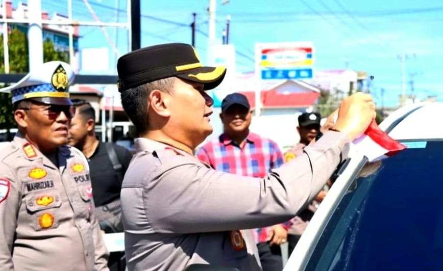 Kapolres Pidie Jaya: Kibaran Merah Putih Simbol Semangat Kemerdekaan