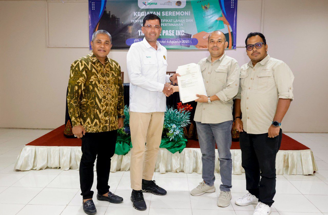BPMA terima 12 sertifikat tanah wilayah kerja blok migas dari BPN Aceh Timur