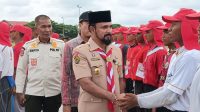 Tinjau Latihan Paskibraka Aceh Timur Bupati Al-Farlaky: Kalian Adalah Putra-Putri Terpilih