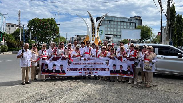 Gerindra Aceh Sambut HUT ke-80 RI dengan Serangkaian Kegiatan Sosial