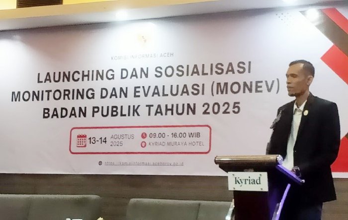 Komisi Informasi Aceh Gelar Launching dan Sosialisasi Monev Badan Publik