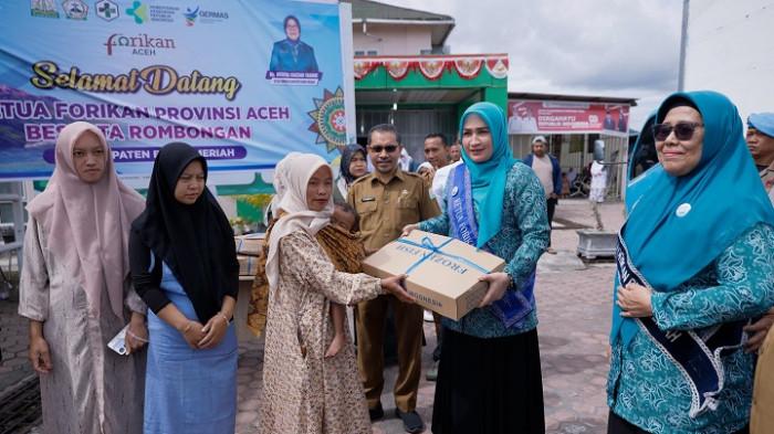 Kak Na Salurkan 8,1 Ton Ikan Segar untuk Masyarakat Aceh Tengah