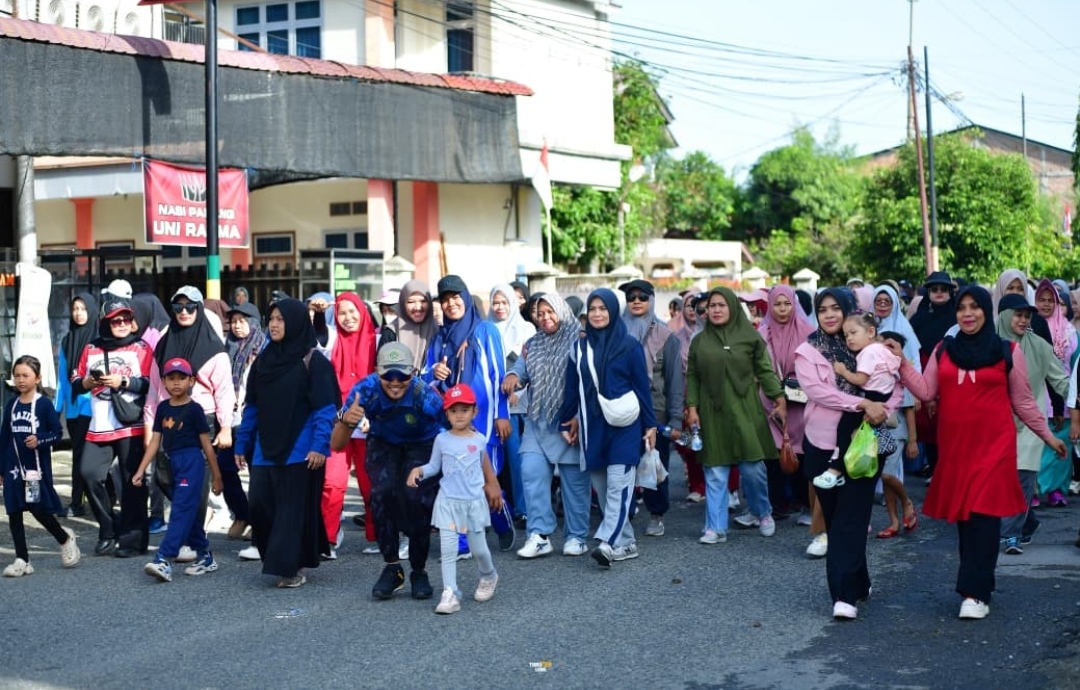 Ribuan Peserta Meriahkan Jalan Santai dan Fun Run Ikamsa Saweu Sikula ke-X