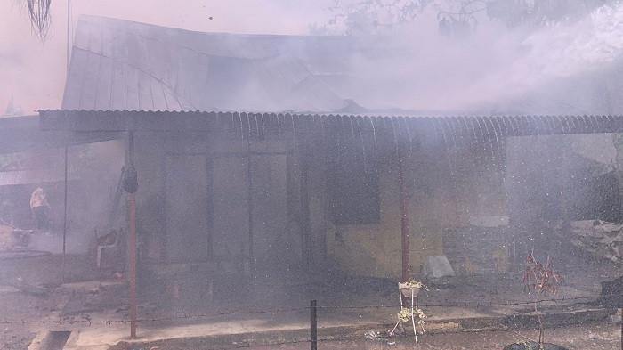 Rumah Anggota Polres Aceh Besar Ludes Terbakar di Kota Jantho
