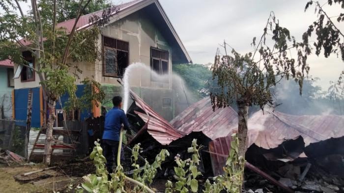 Duka di Hari Kemerdekaan, Dua Rumah di Lam Ujong Aceh Besar Ludes Terbakar