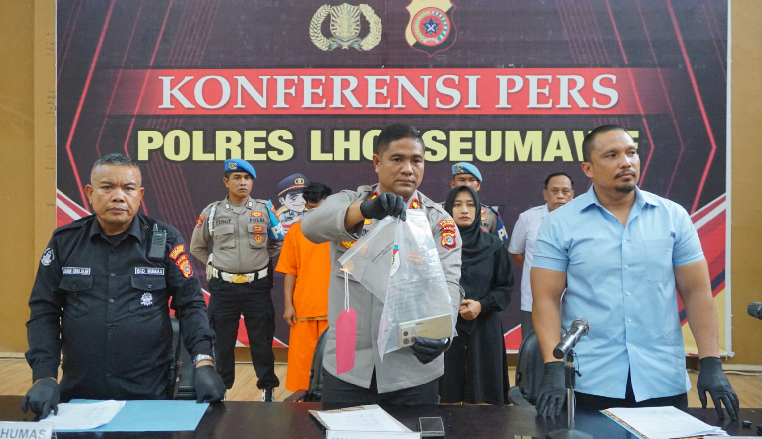 Polisi Ringkus Dua Pelaku Jambret HP Mahasiswi di Aceh Utara