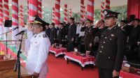 wabup Pimpin Upacara Penurunan Bendera