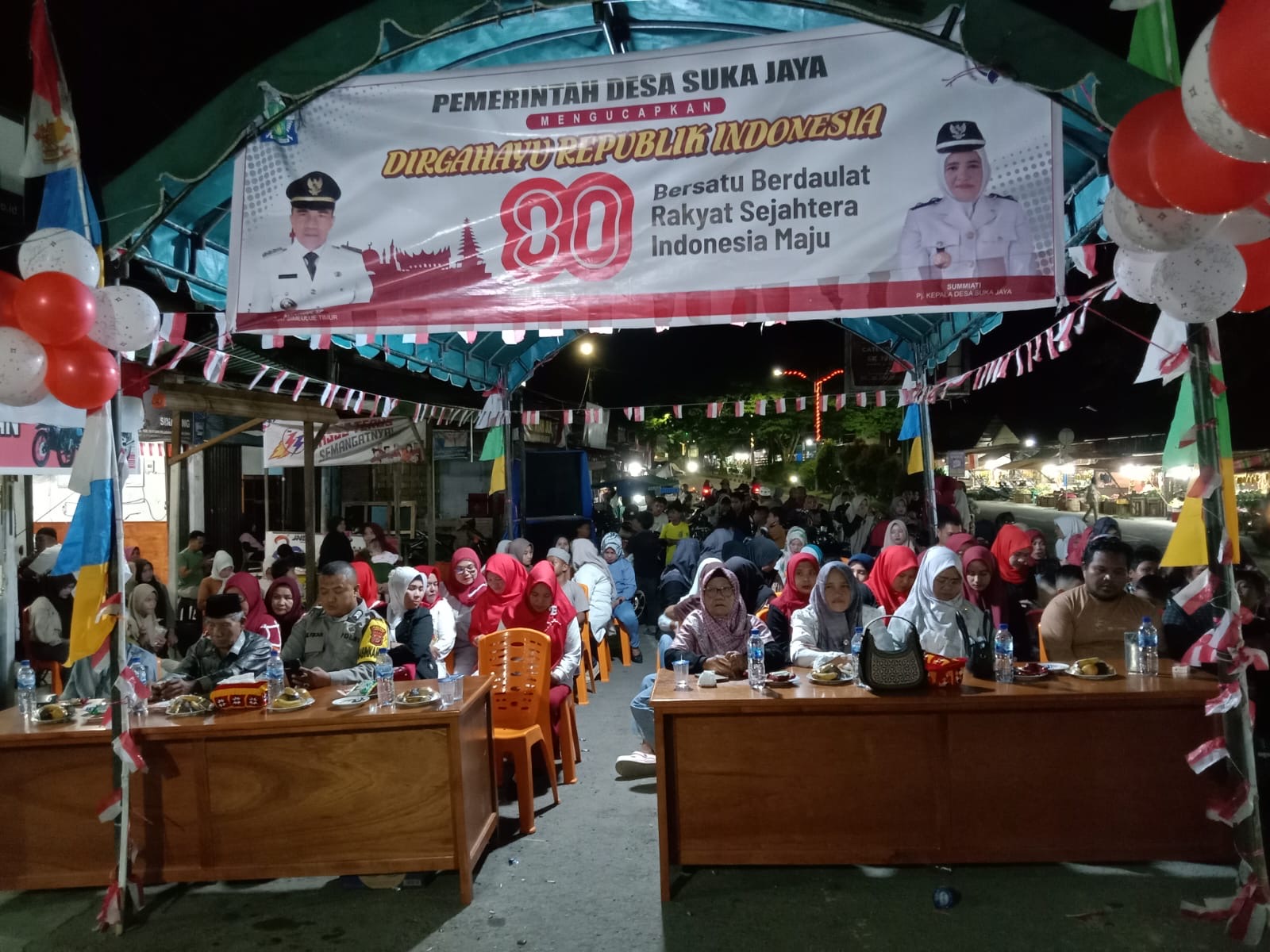 Desa Suka Jaya Sukses Laksanakan Perayaan HUT RI Ke-80, Hardani Apresiasi PEMDES dan Panitia