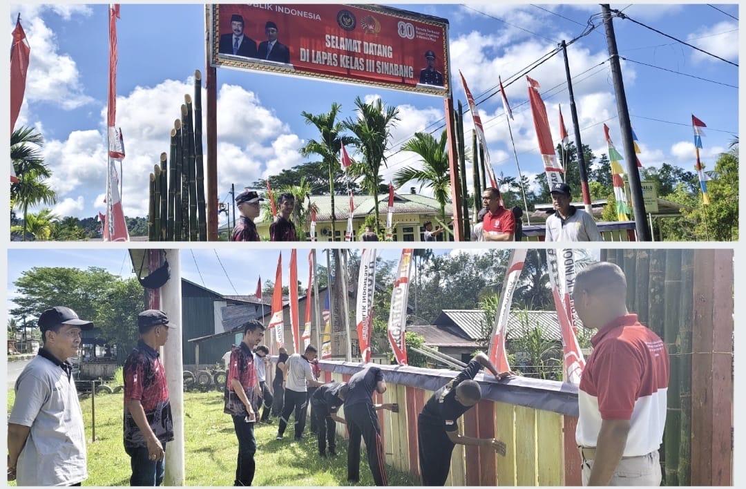 Kalapas Sinabang Menggagas Semarak HUT RI ke-80 Dengan Gotong Royong Dan Kebersamaan