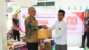 Kanwil Ditjenpas Aceh Gelar Bakti Sosial di Dayah Nurul Huda, Peringati Hut RI Ke-80
