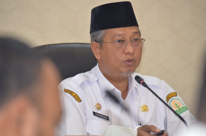 Kadis DPMG Aceh Pimpin Rapat Finalisasi Launching BUMG Penyalur Pupuk Bersubsidi